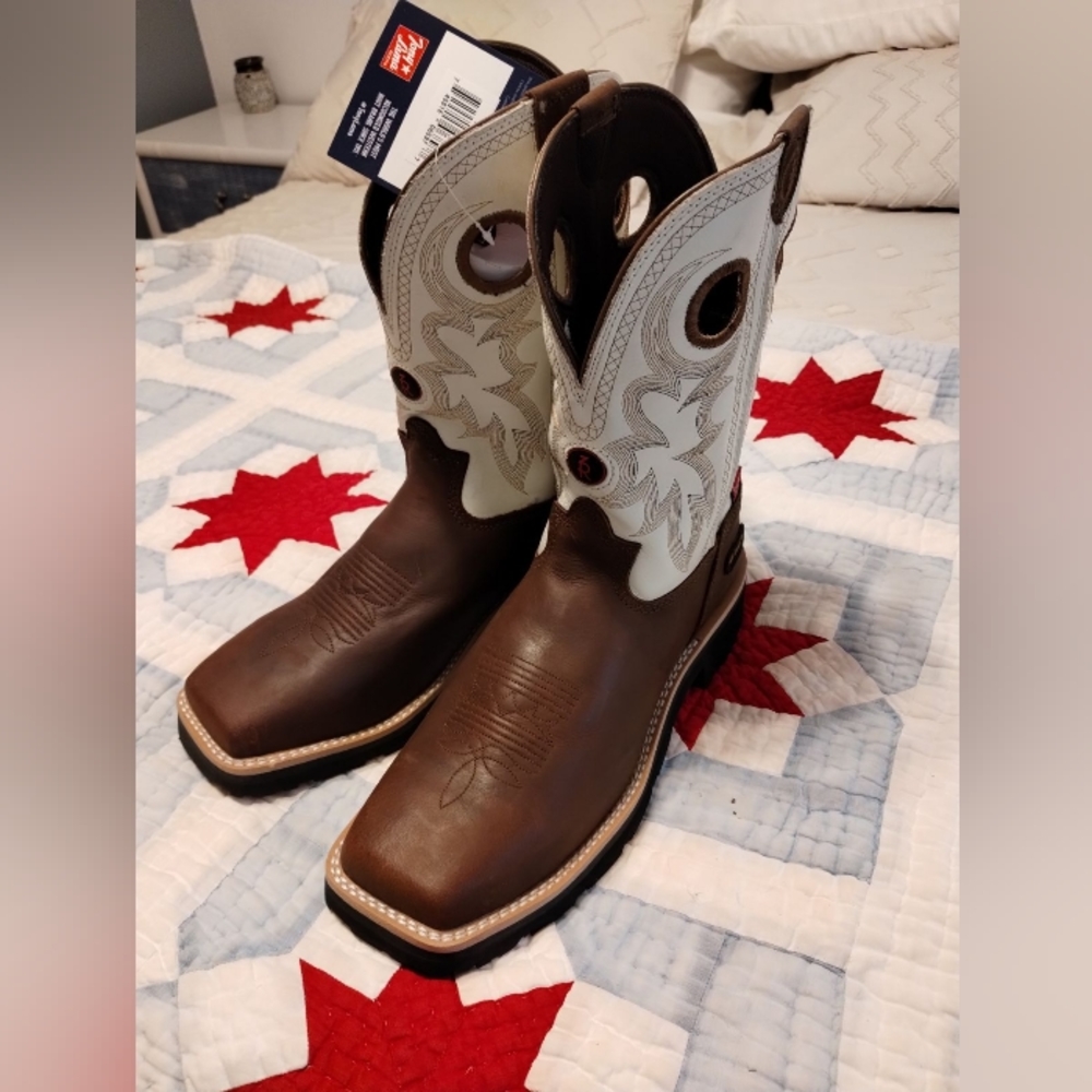 NWT Tony Lama Mens Work Boots -Size 9.5